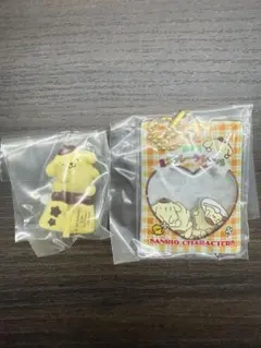 ポムポムプリン ガチャ グッズ 2点セット