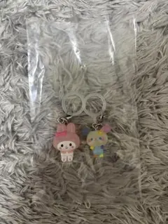 s*i様 めじるしアクセサリー マイメロディ ウサハナ チャーム 2個セット