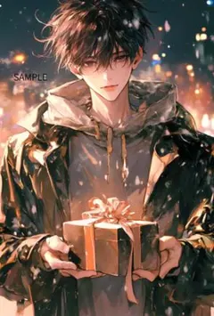 3098ゴールデンクリスマスステッカー３