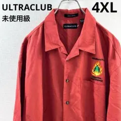 4XL　ビッグサイズ　オープンカラーシャツ　古着　ヴィンテージ　未使用級のサムネイル