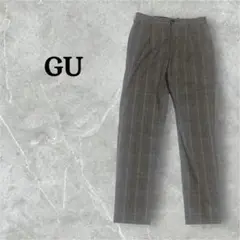 GU チェック柄 スラックス