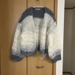 TICCA｜モヘア シルク ブレンド ハンド ニット カーディガン