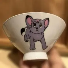 ジャングル大帝レオ（手塚治虫作品）」が描かれた昭和レトロ　お茶碗　希少品のサムネイル