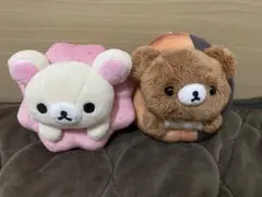 コリラックマ チャイロイコグマ ミスドコラボ ぶらさげぬいぐるみ