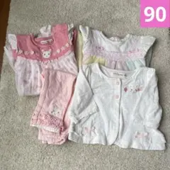 クーラクール　苺　チュニック　レギンス　セット　まとめ売　90のサムネイル
