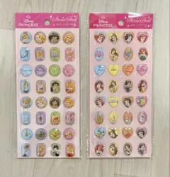 ディズニー プリンセス ストーンシール2種セット