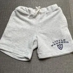 リトルウィークエンド スウェットハーフパンツ グレー
