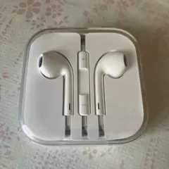【未使用 未開封】純正 Apple イヤフォン ケース付き ホワイト