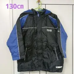 ★訳あり：コート フード付き 黒と青