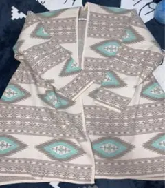 BAYFLOW ロング丈ニットアウター