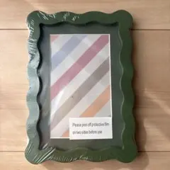 ウェーブ　ミッドセンチュリー　フォトフレーム　韓国インテリア