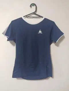 le coq sportif テニスウェア 半袖シャツ ネイビーのサムネイル