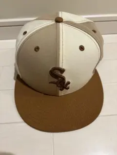 NEW ERA キャップベージュブラウン バイカラー ストリート韓国