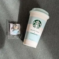 スタバ×gelato pique リユーザブルカップ+ベアリスタキャップ