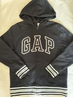 GAP KIDS パーカー　黒　XL（150cm） ジップアップ