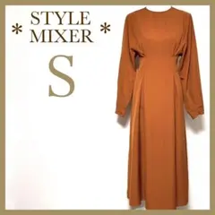 スタイルミキサー ウエストタックフレアワンピース ロングワンピース