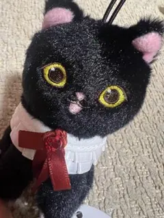 新品★もふさんど mofusand 黒猫 ぬいぐるみマスコット　タイトー限定