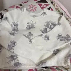 マーキュリーデュオ　花柄ニット