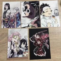 鬼滅の刃 全集中展 ポストカード5枚セット