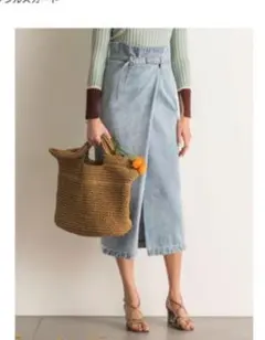 Mila Owen ペンシルデニムロングスカート