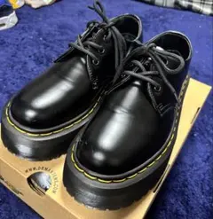 Dr.Martens QUAD SQUARED3ホール厚底 UK6 - メルカリ