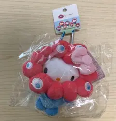キティ ミャクミャク　ぬいぐるみマスコット カラビナ付き　EXPO2025 万博