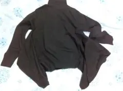 未使用 フーア タートルネックニットプルオーバー Mサイズ ブラック