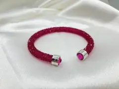 スワロフスキー バングルブレスレット