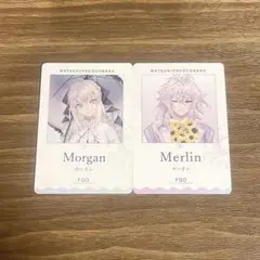 Fate fgo マツキヨ コラボ カード モルガン マーリン