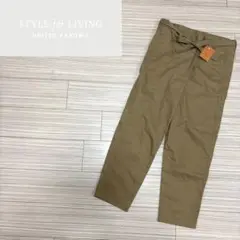 トゥモローランド◇チノパン(L)茶 ストレート キレカジ 大人カジュアル