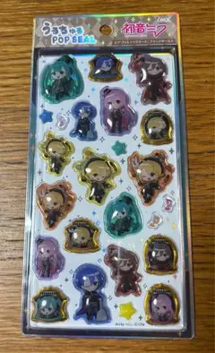 うるちゅるポップシール　初音ミク
