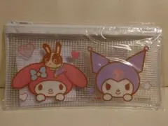 マイメロディ♡クロミ×宇佐美クリアメッシュケース＆メロディうちわ