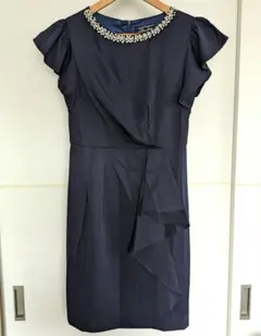 ワンピース　パーティードレス　Pour Vous　М　結婚式　セレモニー