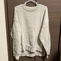 LOWRYS FARM ベージュ ニット セーター 長袖