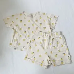 【4/18までの出品】プティマイン　フルーツ柄セットアップ　80cm