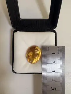 特大シトリン24.5ct オーバルカット