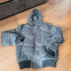 VOLCOM グレー ダウン ジャケット フード付き ボルコム