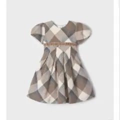 マヨラル　チェック柄ワンピース　120 130 8A