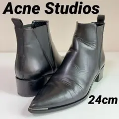 2025年最新】Acne Studios 素材：本革 サイドゴアブーツの人気