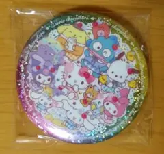 サンリオ　キラキラBIG缶バッジ