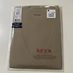SEEK メンズ UネックTシャツ M スキンベージュ