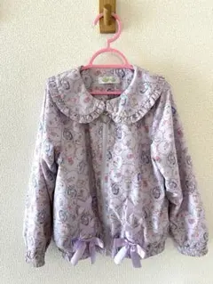 ECONECO エコネコ♡ラベンダー　花柄ジャケット サイズ120