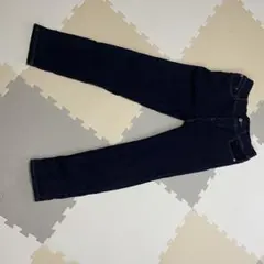 スキニーデニム LLサイズ ダークブルー