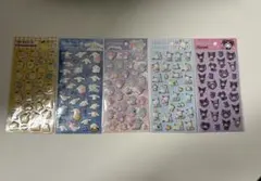 ぷくっとシール サンリオ 5枚 まとめ売り ポムポムプリン キキララ クロミなど