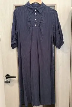 未使用✨ネイビーワンピース半袖　size L