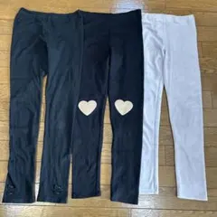 レギンス3本セット　134〜140cm ベルメゾンGITA・H&M