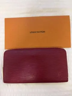 Louis Vuitton エピ 長財布 ピンク おまけメッセージカードつき