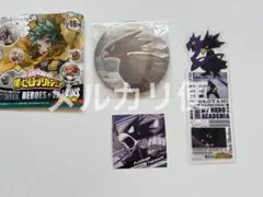 ヒロアカ原画展　常闇踏陰　コレクション缶バッジ　スクエアステッカー