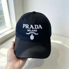 プラダ PRADA ハット お値下げ 交渉 帽子 黒 美品 - メルカリ