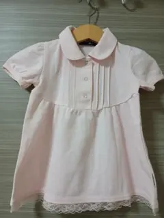 COMME CA ISM ポロシャツ 90 ピンク